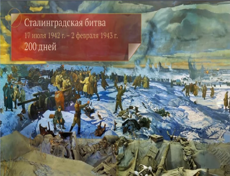 Урок мужества, посвященный 80 годовщине Сталинградской битвы..